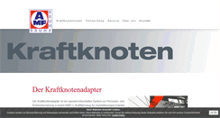 Desktop Screenshot of kraftknotenadapter.de